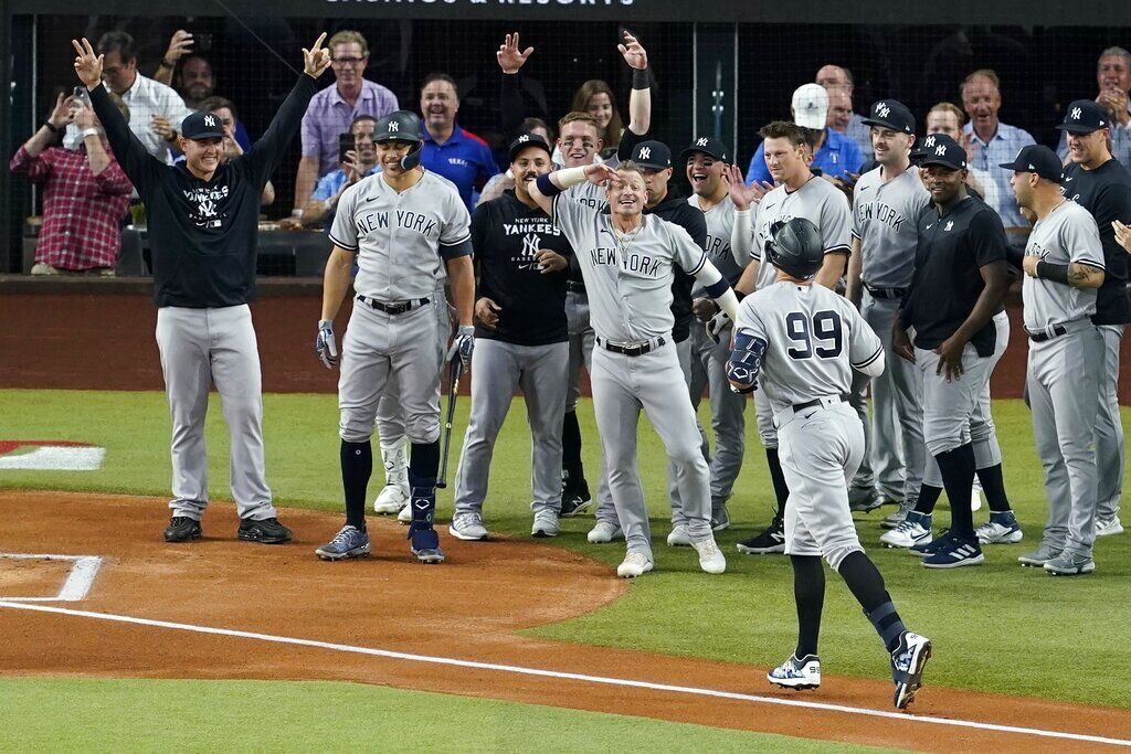 APTOPIX Yankees Rangers Baseball